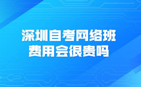 深圳自考网络班